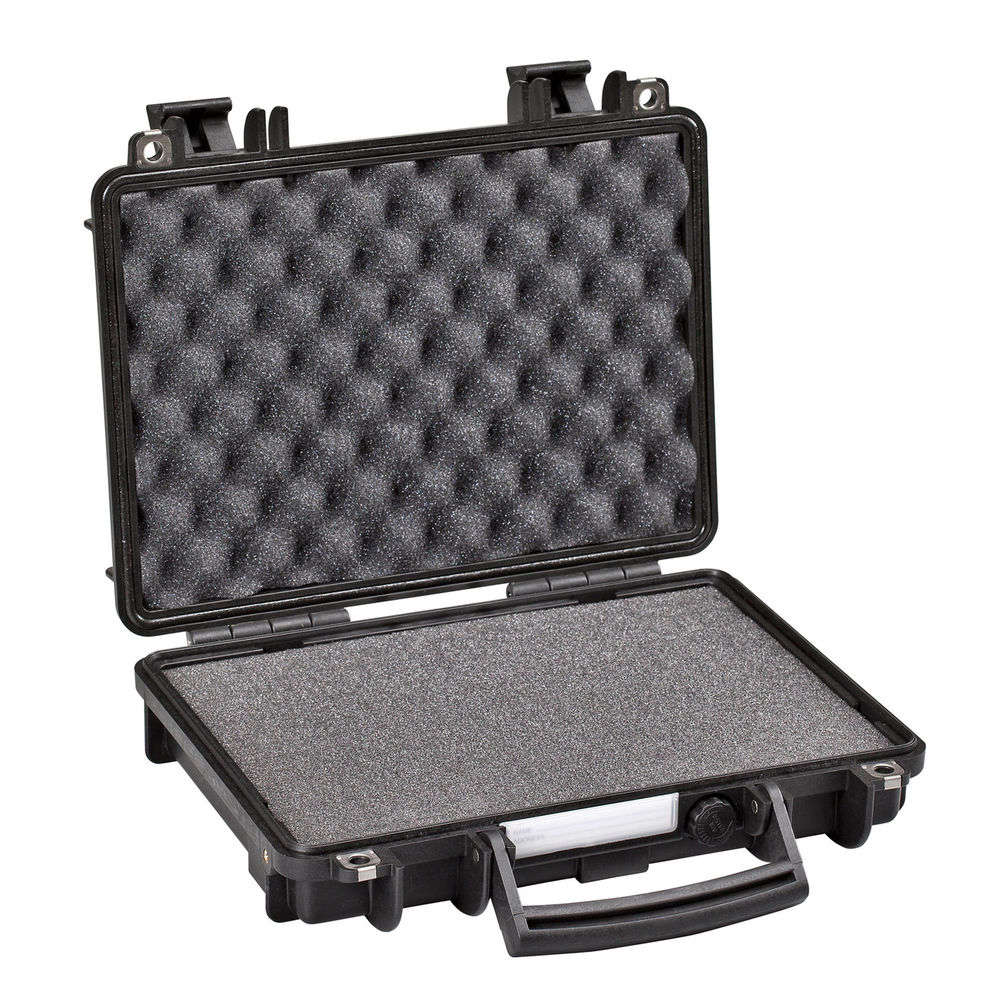 Hard gun Cases Explorer Case 4.50" SINGLE PISTOL CASE BLK PRE CUBED FOAM